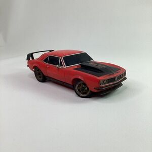 XMODS 1967 Chevrolet Camaro Slot Car Red Black Hot Rod Muscle Car Model ~PARTS